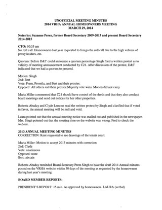 Annual Meeting Notice
