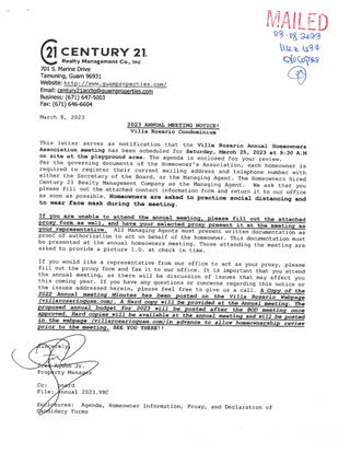 Annual Meeting Notice