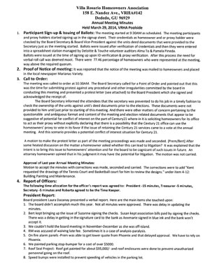 Annual Meeting Notice