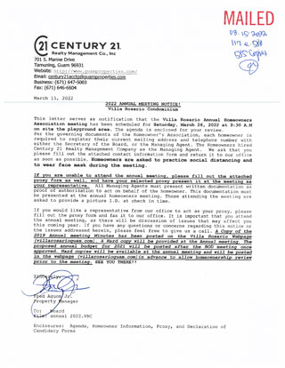Annual Meeting Notice