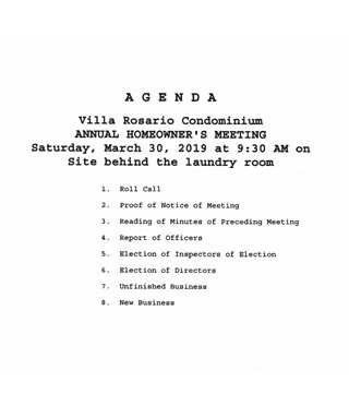 Annual Meeting Notice